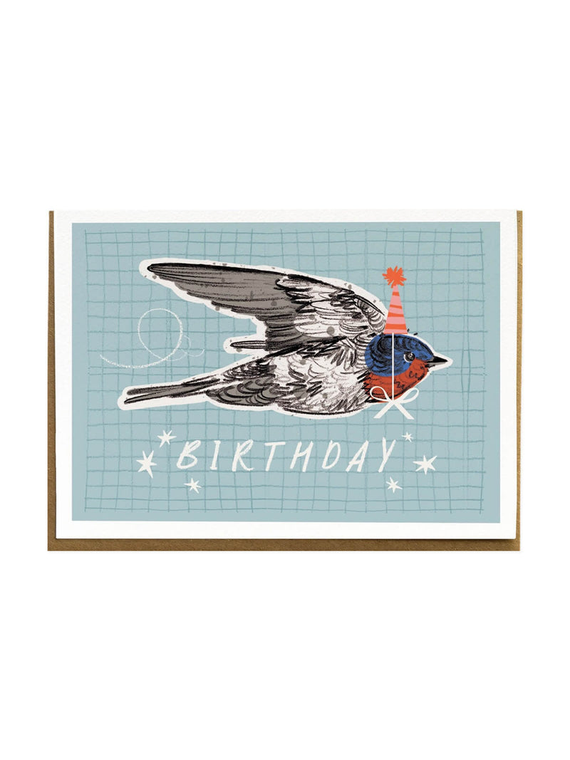 Birthday bird card