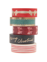 Christmas bows washi tape set