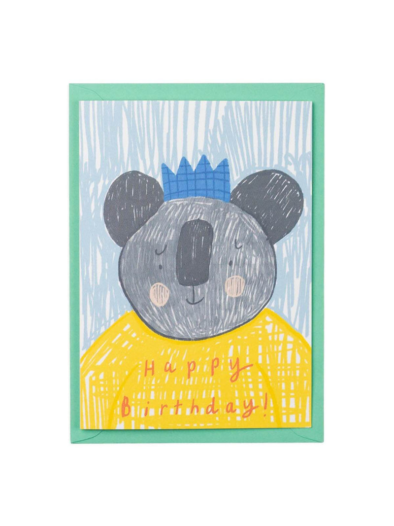 Happy birthday koala card