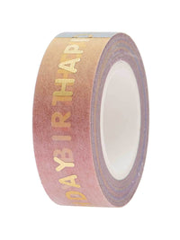 Happy birthday rainbow washi tape