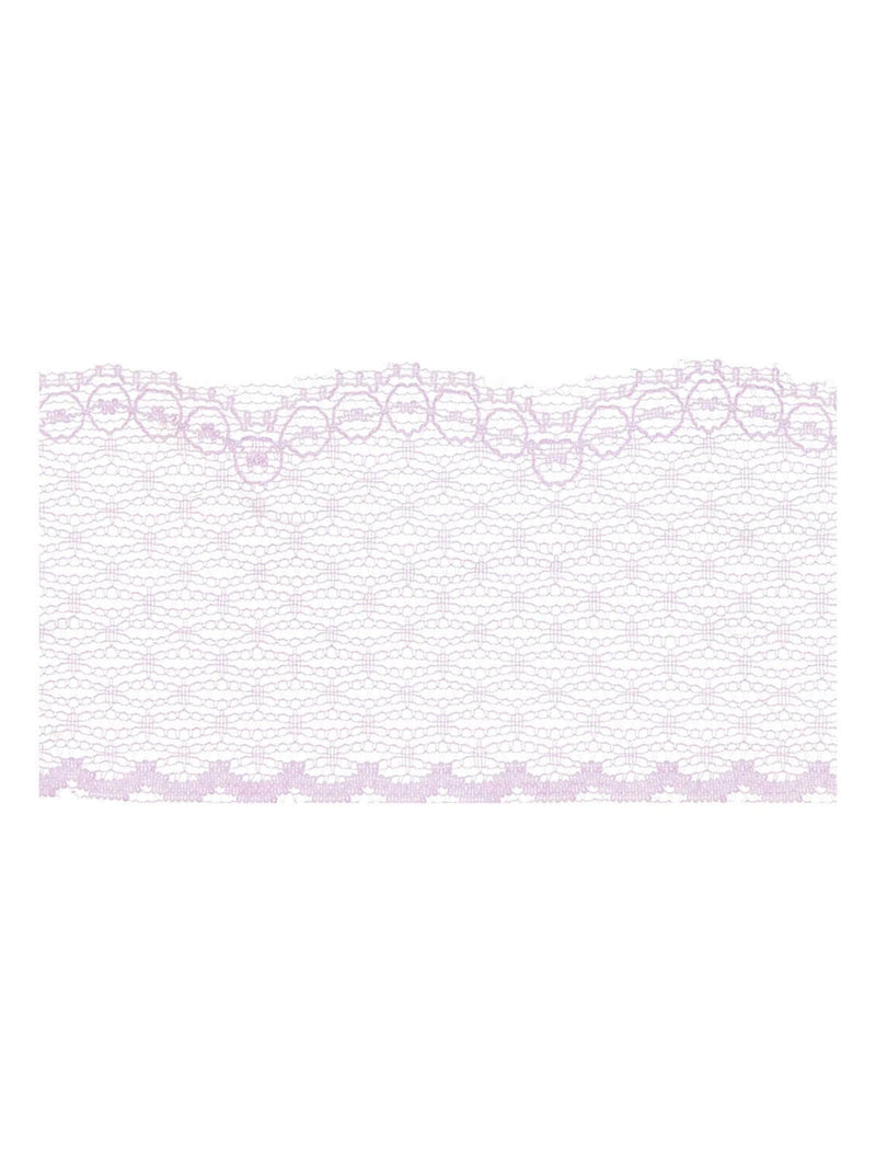 Lilac dot lace ribbon