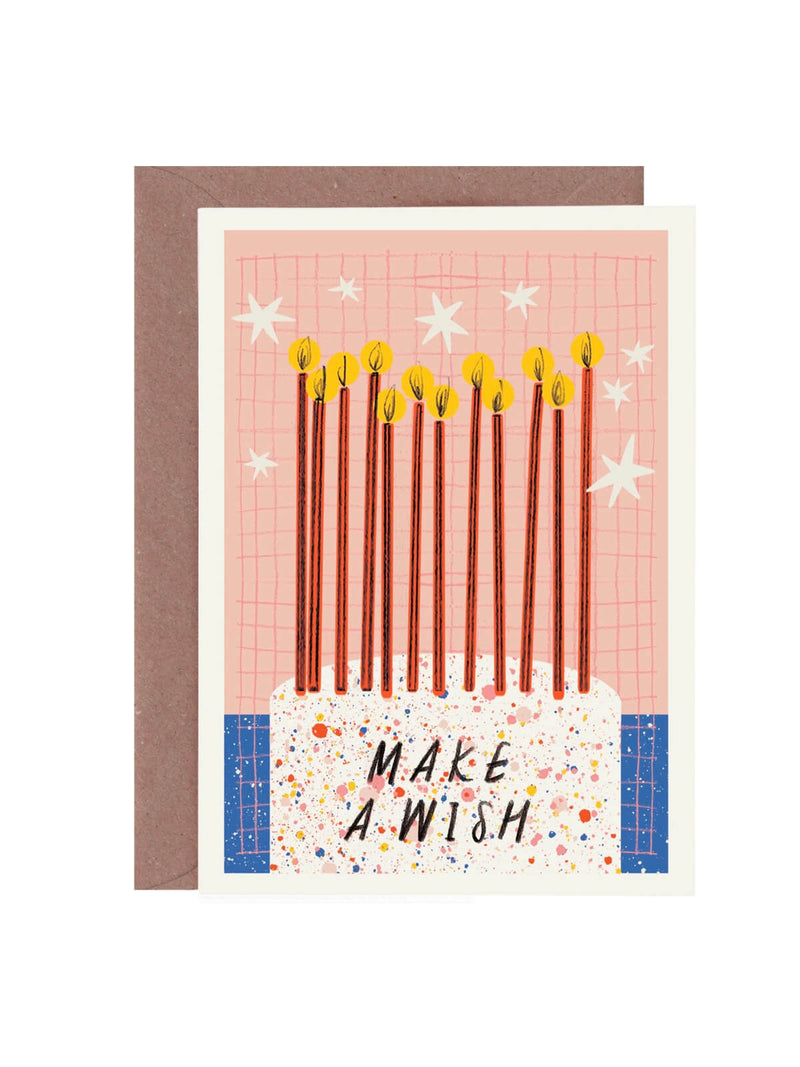 Make a wish cake card