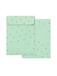 Midori cat letter writing set envelopes