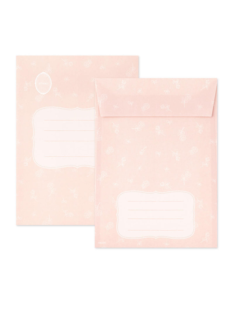 Midori cat letter writing set envelopes