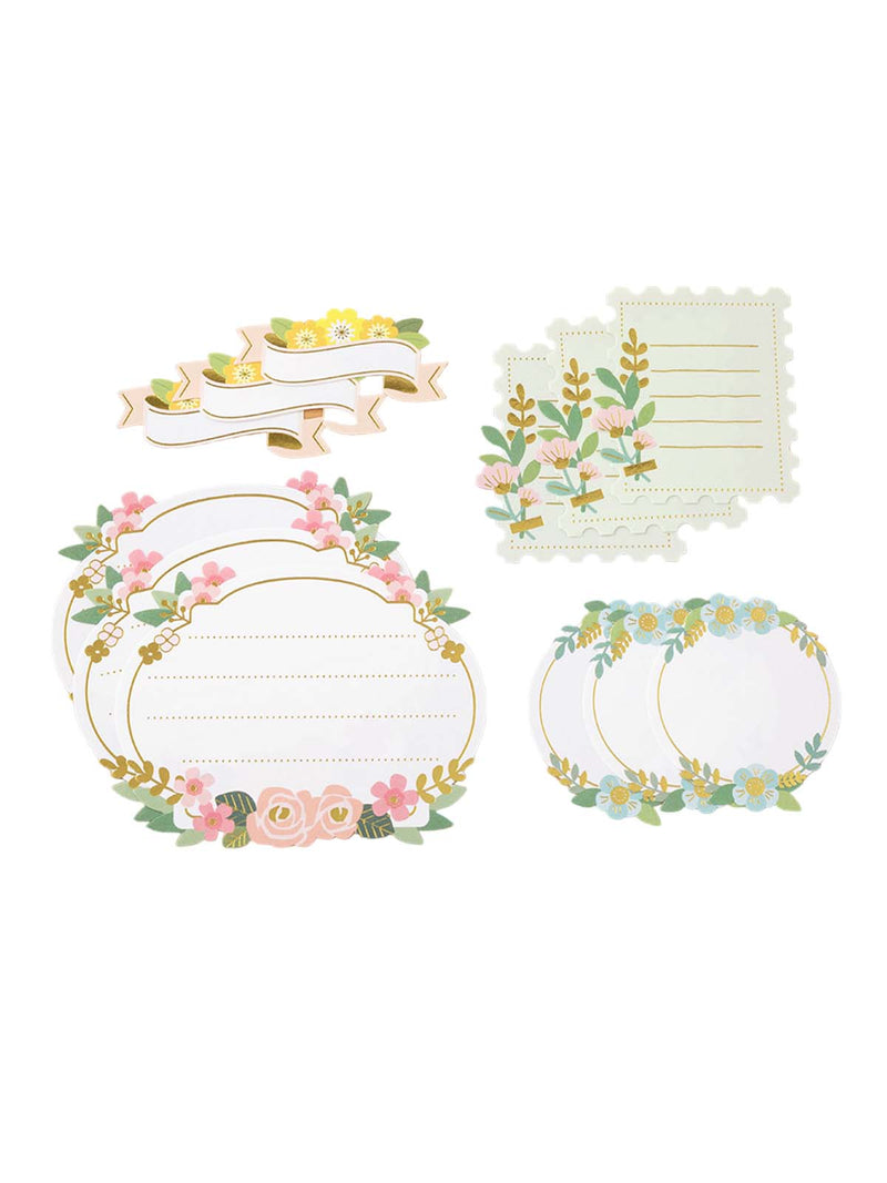 Midori floral labels