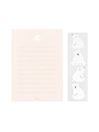 Midori polar bear letter writing kit