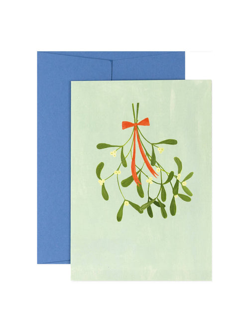 Mistletoe bunch card