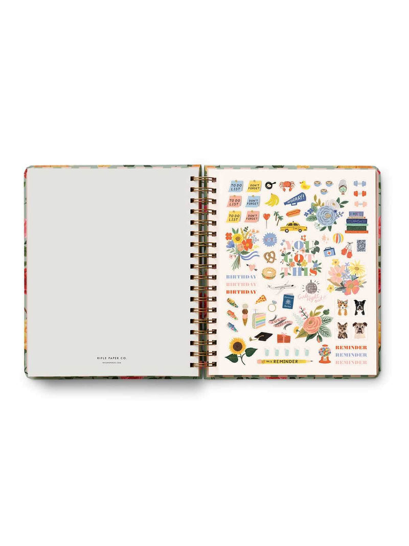 Rifle Paper Co 2024 2025 Roses planner inside 6