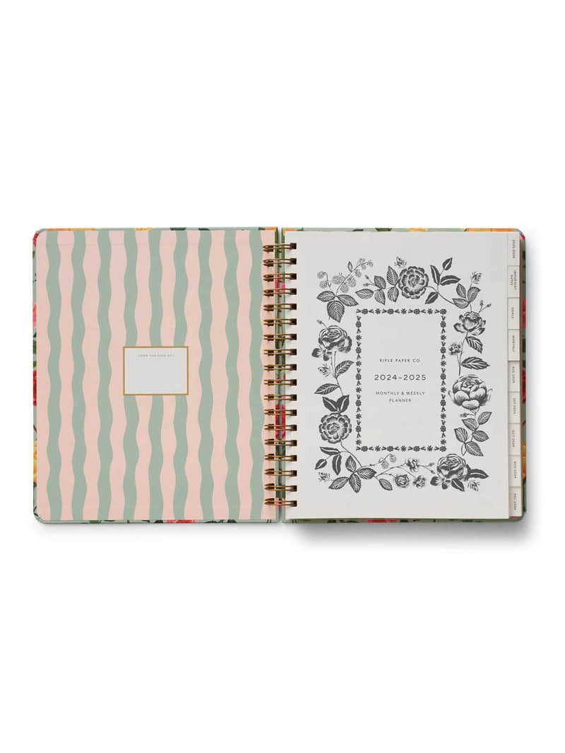 Rifle Paper Co 2024 2024 Roses planner inside