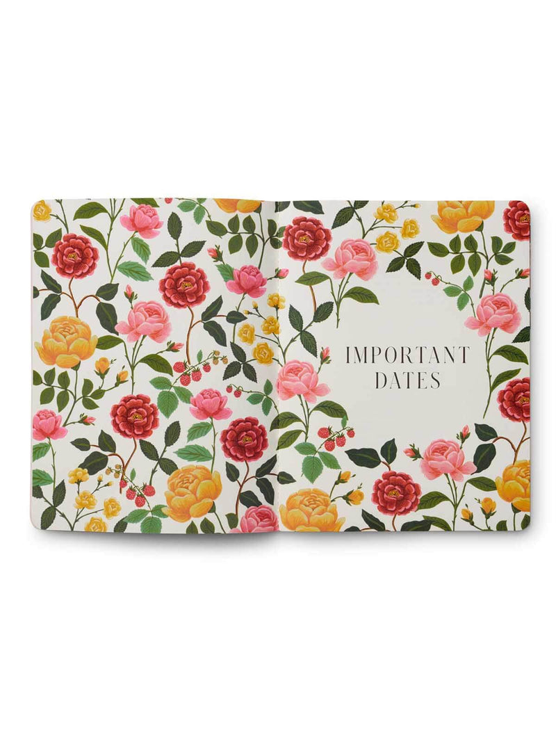 Rifle Paper Co 2025 Roses 12 month appointment notebook inside 2