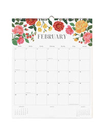 Rifle Paper Co 2025 Roses appointment calendar Feb