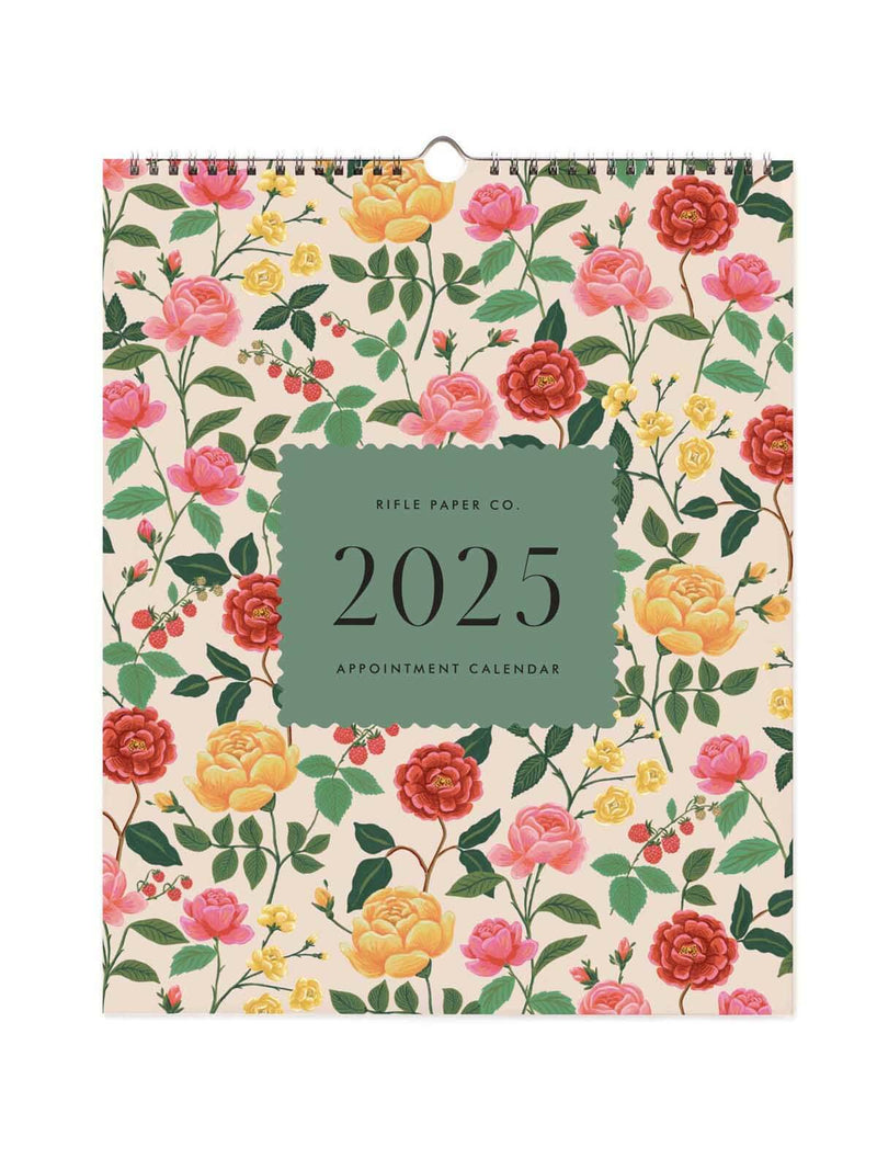 Rifle Paper Co 2025 Roses appointment calendar