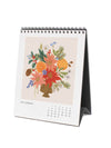 Rifle Paper Co 2025 flower studies desk calendar December