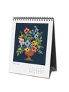 Rifle Paper Co 2025 flower studies desk calendar Jan