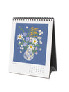 Rifle Paper Co 2025 flower studies desk calendar June