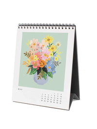 Rifle Paper Co 2025 flower studies desk calendar May