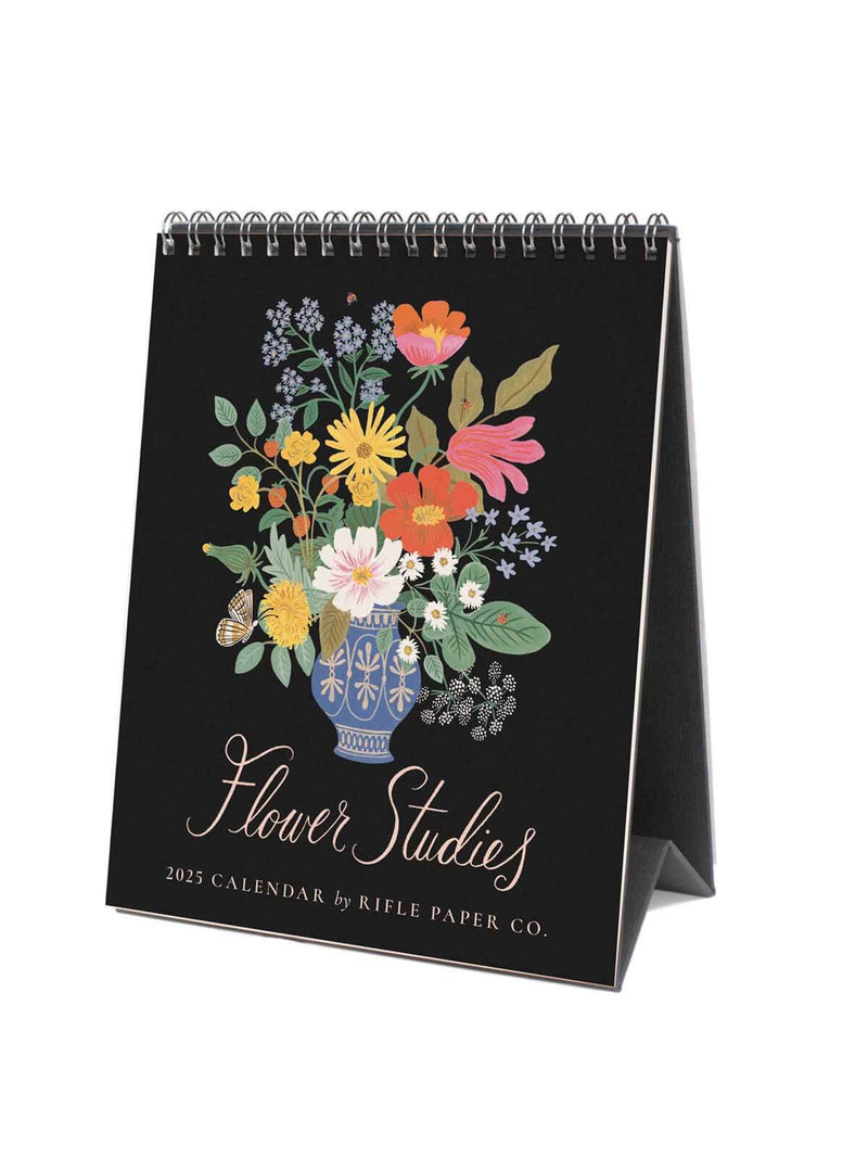 Rifle Paper Co 2025 flower studies desk calendar