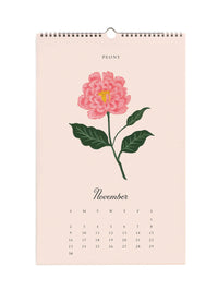 Rifle Paper Co 2025 say it with flowers calendar Nov