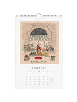 Rifle Paper Co 2025 travel sketchbook calendar Feb