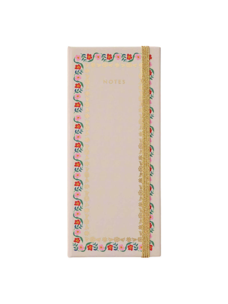 Rifle Paper Co Delphine sticky notes folio