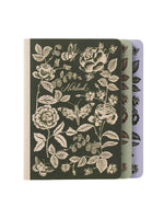 Rifle Paper Co English rose stitched notebooks