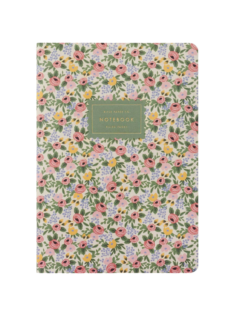 Rifle Paper Co Rosa stitched notebooks 1