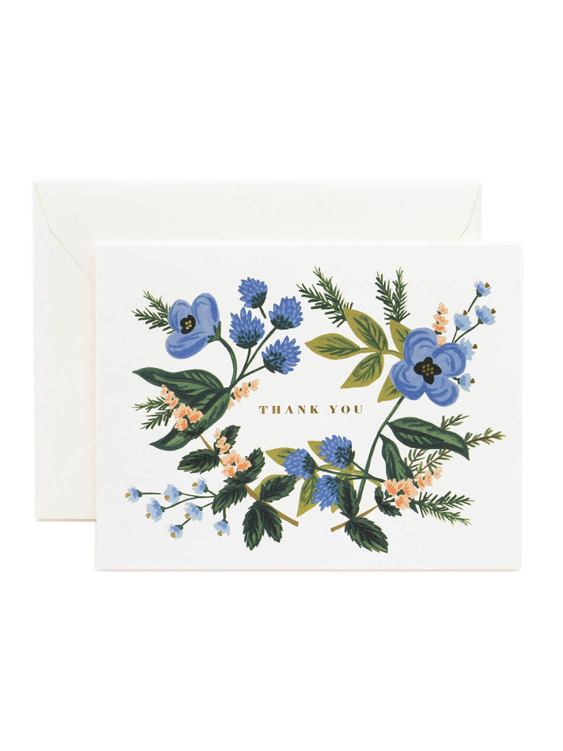 Rifle Paper Co bouquet thank you card