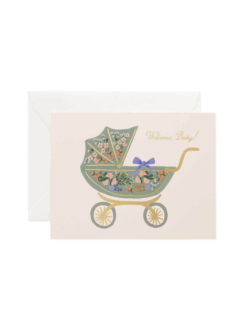 Rifle Paper Co floral pram card