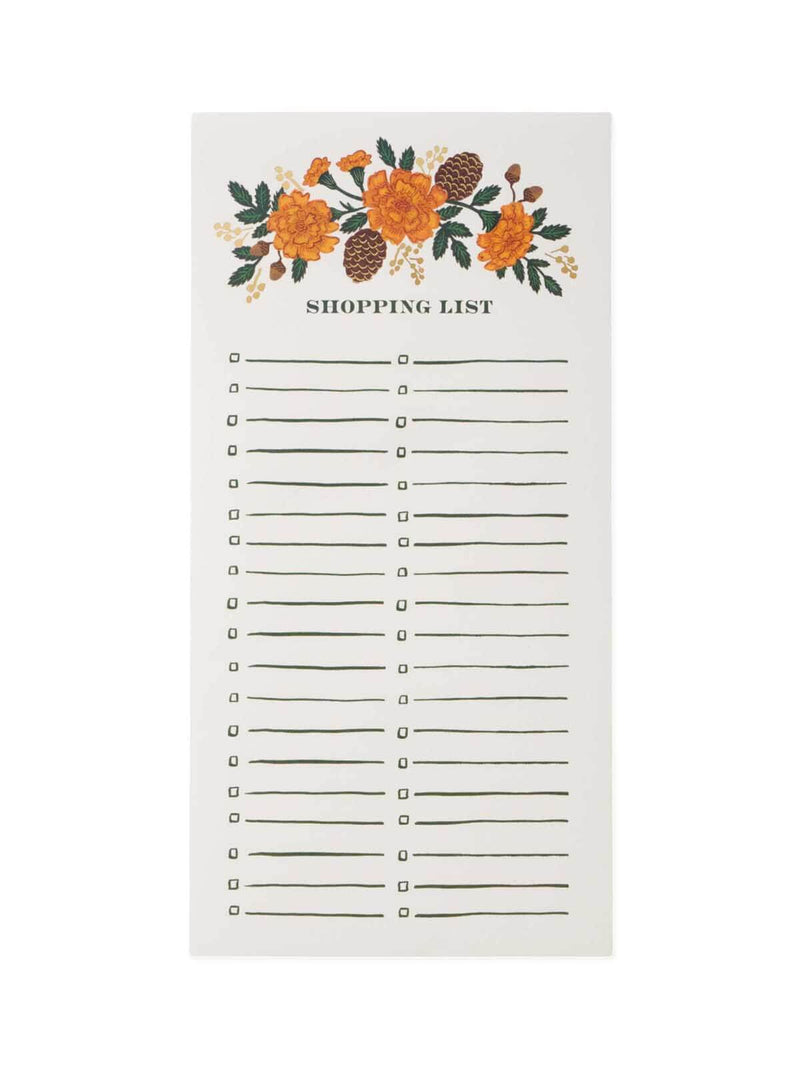 Rifle Paper Co grateful harvest shopping pad