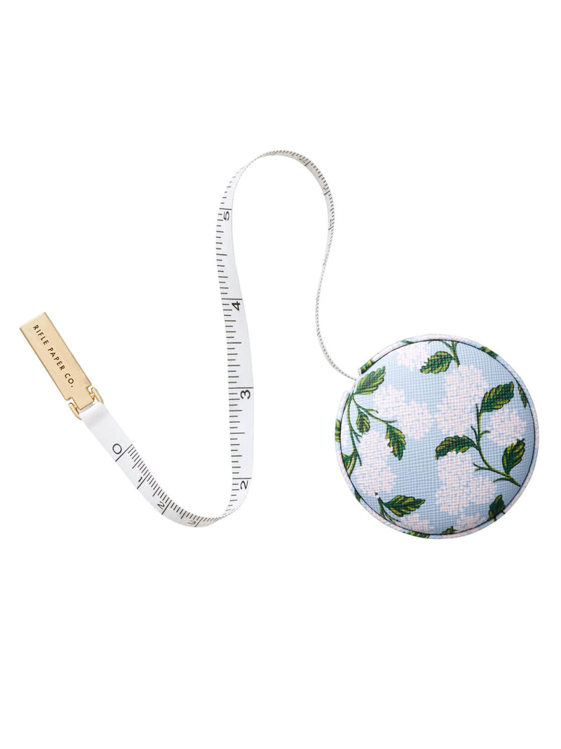 Rifle Paper Co hydrangea tape measure