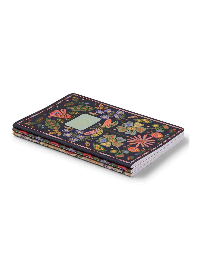 Rifle Paper Co Posy stitched notebooks