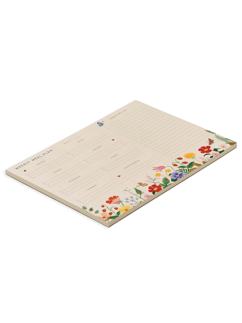 Rifle Paper Co strawberry fields meal planner