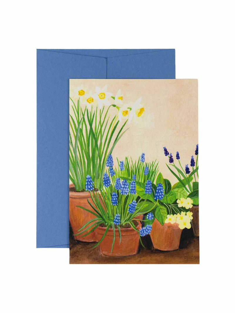 Spring muscari card