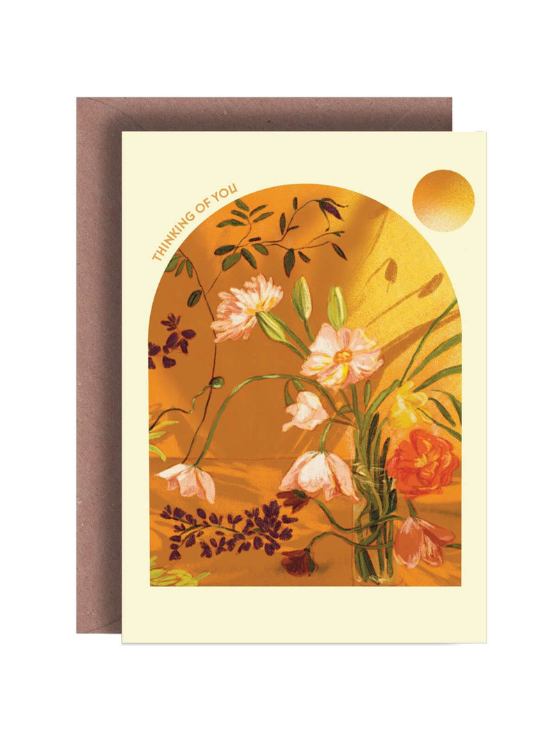 Thinking of you floral card