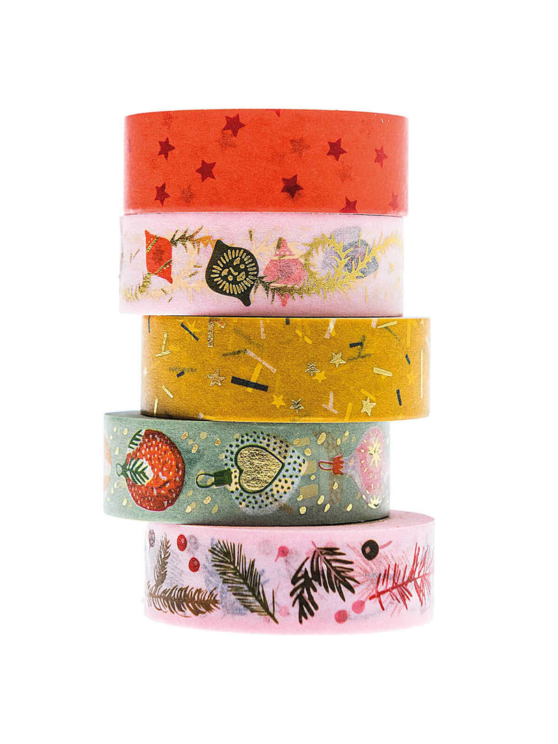 Christmas ornaments washi tape set