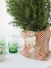 Christmas tree washi tape wrapping