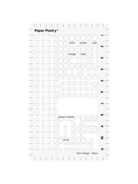 Paper Poetry arrow stencil bullet journal