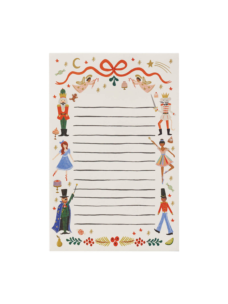 Rifle Paper Co nutcracker notepad