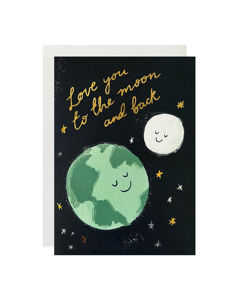 Love you to the moon and back card